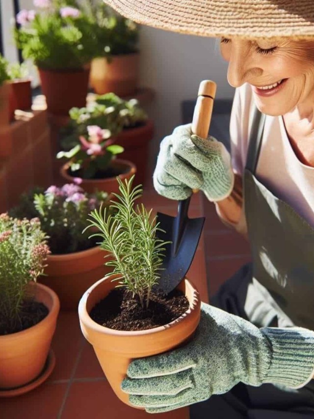 como plantar alecrim no vaso