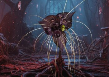 Flor-morcego: a exótica Tacca chantrieri que parece ter saído do Mundo Invertido de Stranger Things