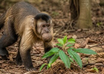 O estoque de comida que virou floresta: a semeadura acidental dos macacos quebra-coco