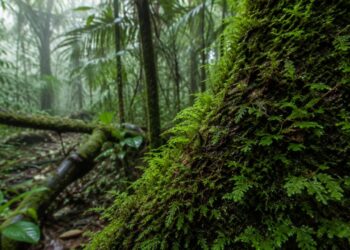O produtor de oxigênio que ninguém vê: como o musgo amazônico rivaliza com árvores gigantes na respiração da floresta